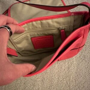 Adorable pink Coach Crossbody